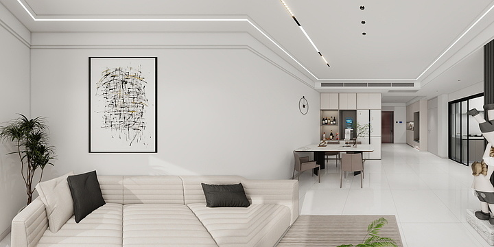 蝉v夏-德信御府2居-装修设计方案