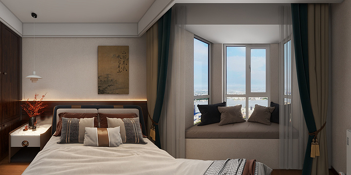 洛森整体木作-公园里郑府-装修设计方案