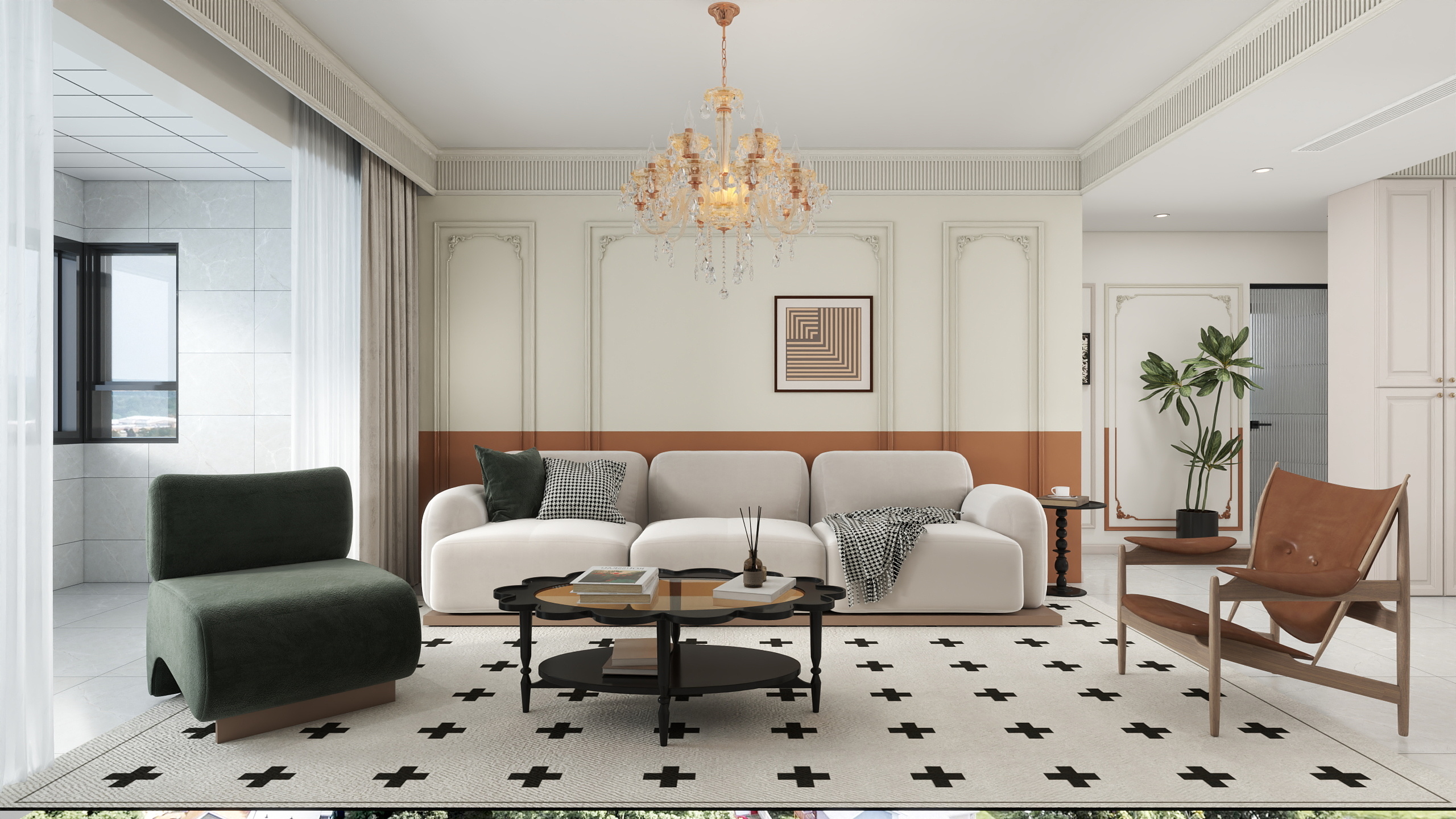 鹏高装饰-登科城135法式轻奢-副本-装修设计方案