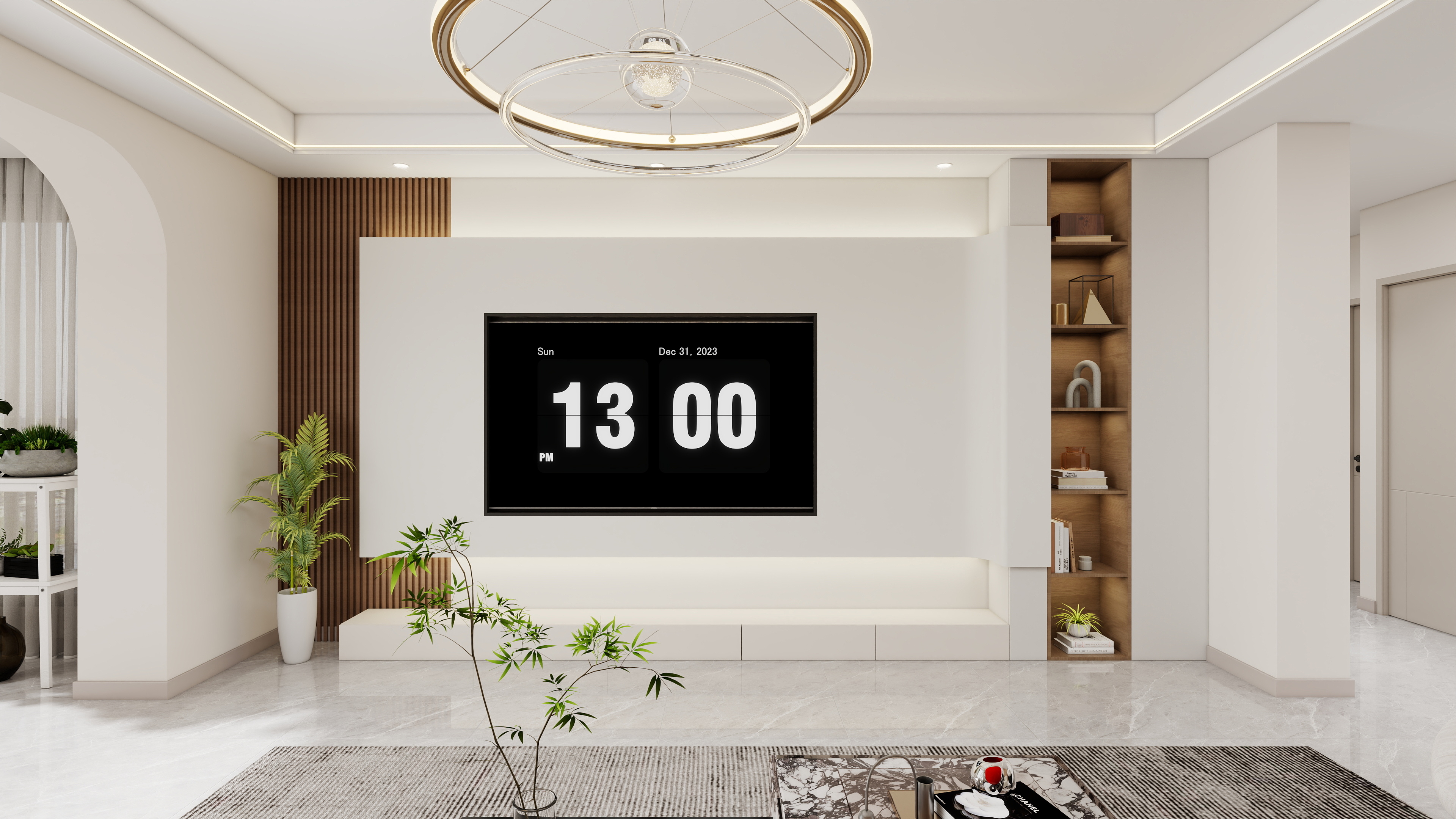 艺雅丽-150平现代简约装修效果图