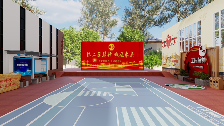 宁夏智胜装饰设计有限公司-银川市金凤区工会驿站装修效果图