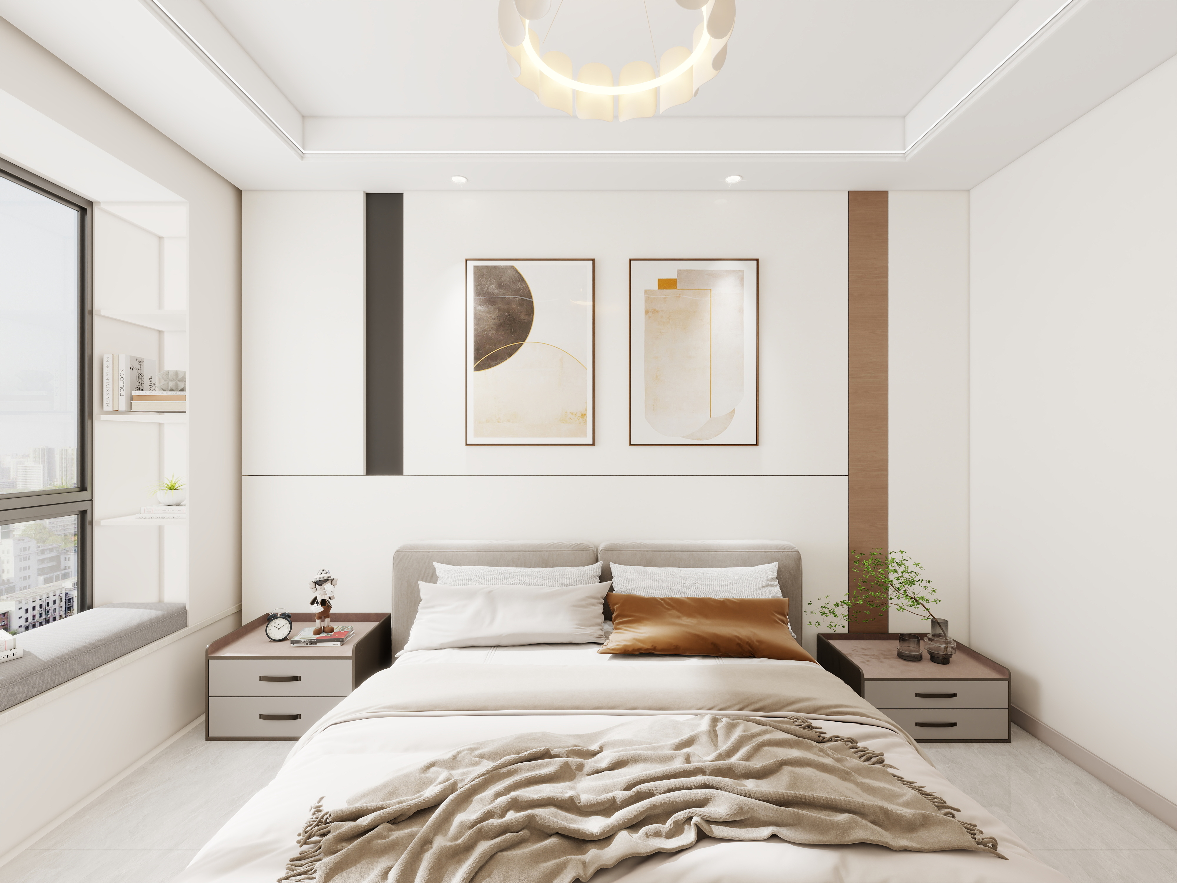 艺雅丽-150平现代简约 装修效果图