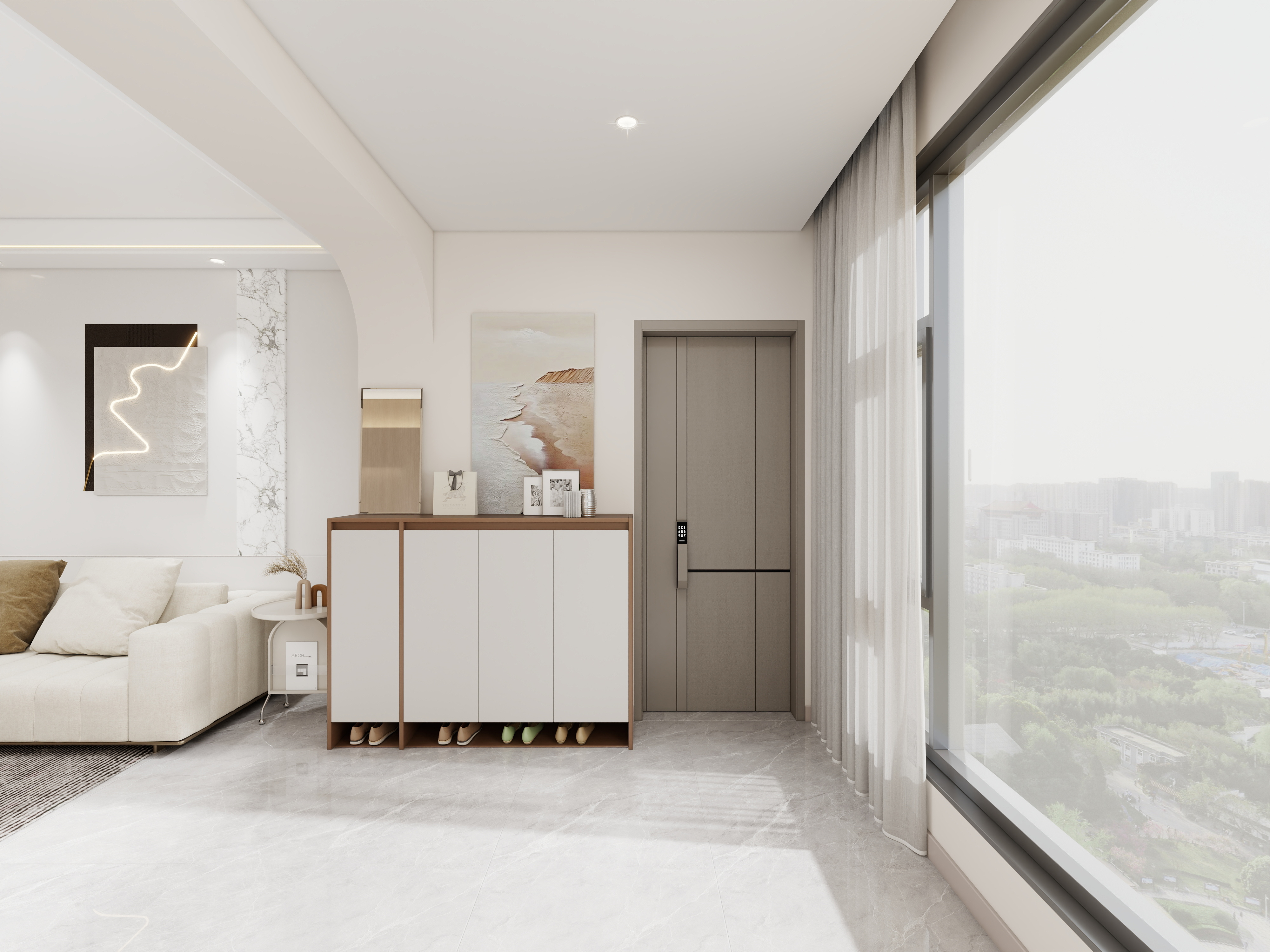 艺雅丽-150平现代简约 装修效果图