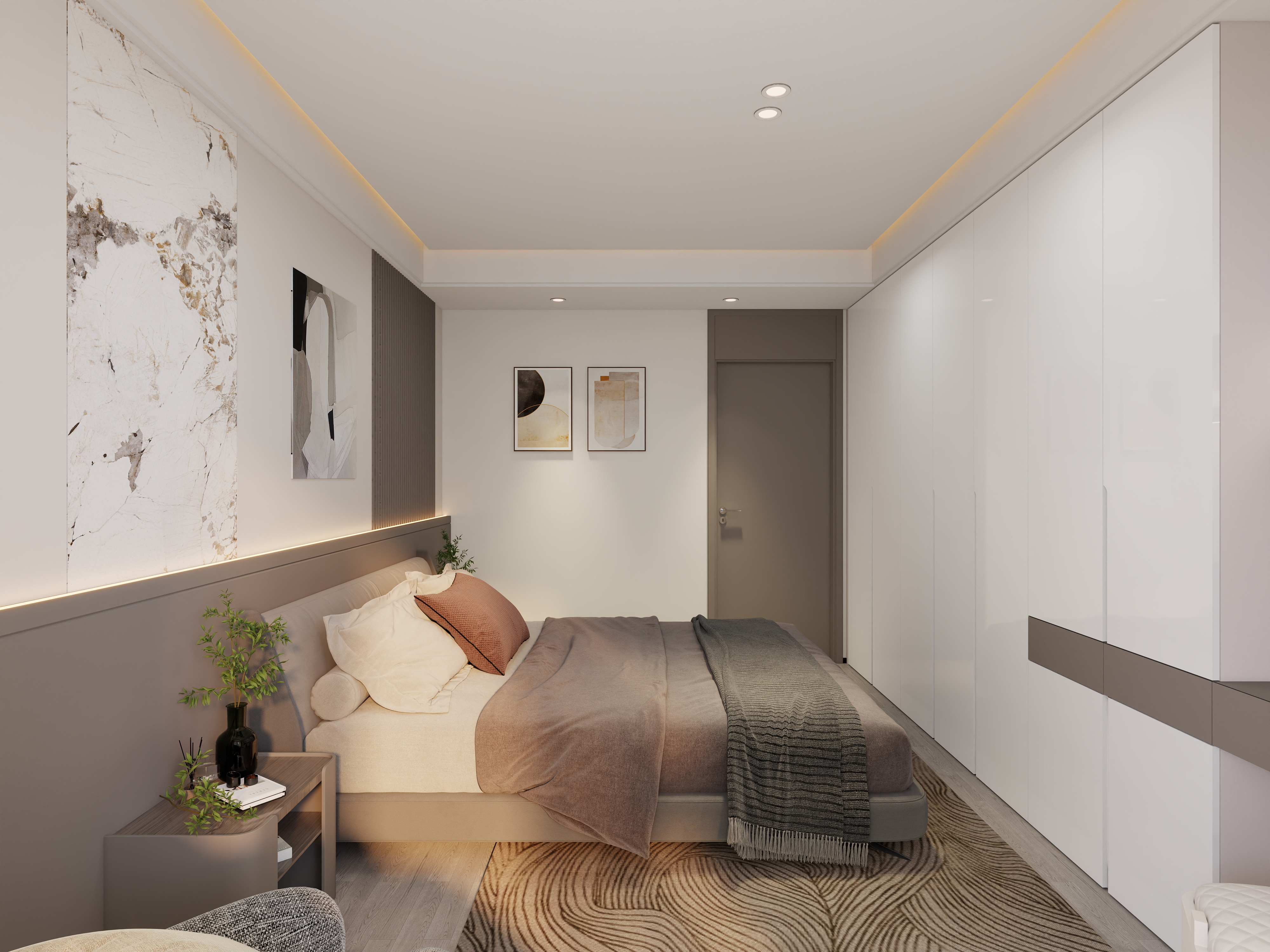 艺禾设计-怡丰都市广场153㎡4室装修效果图