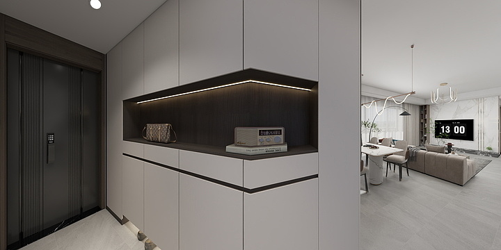 千年舟衣柜名匠壹号定制-蓝光铂汇公馆1栋二单元2903-装修设计方案