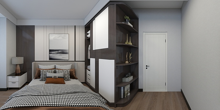 方寸美学设计-碧水天玺5号楼3层-西-2-装修设计方案