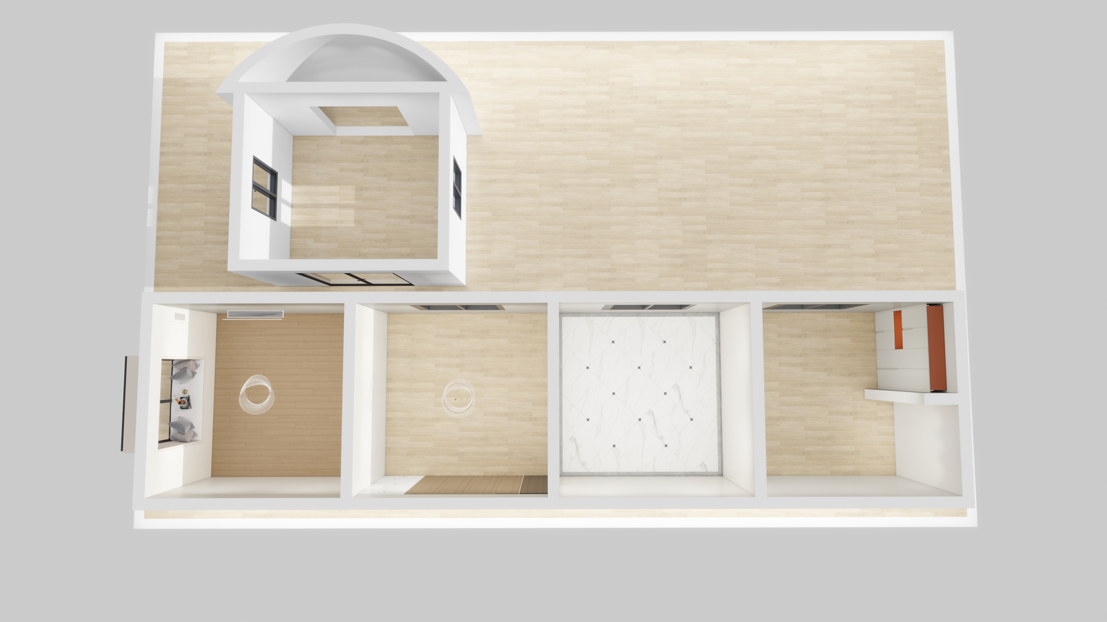 泽希y-中级实操考核户型-装修设计方案