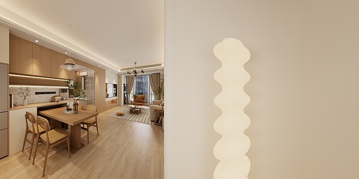 双木空间设计-盛南新都6-1201-装修设计方案