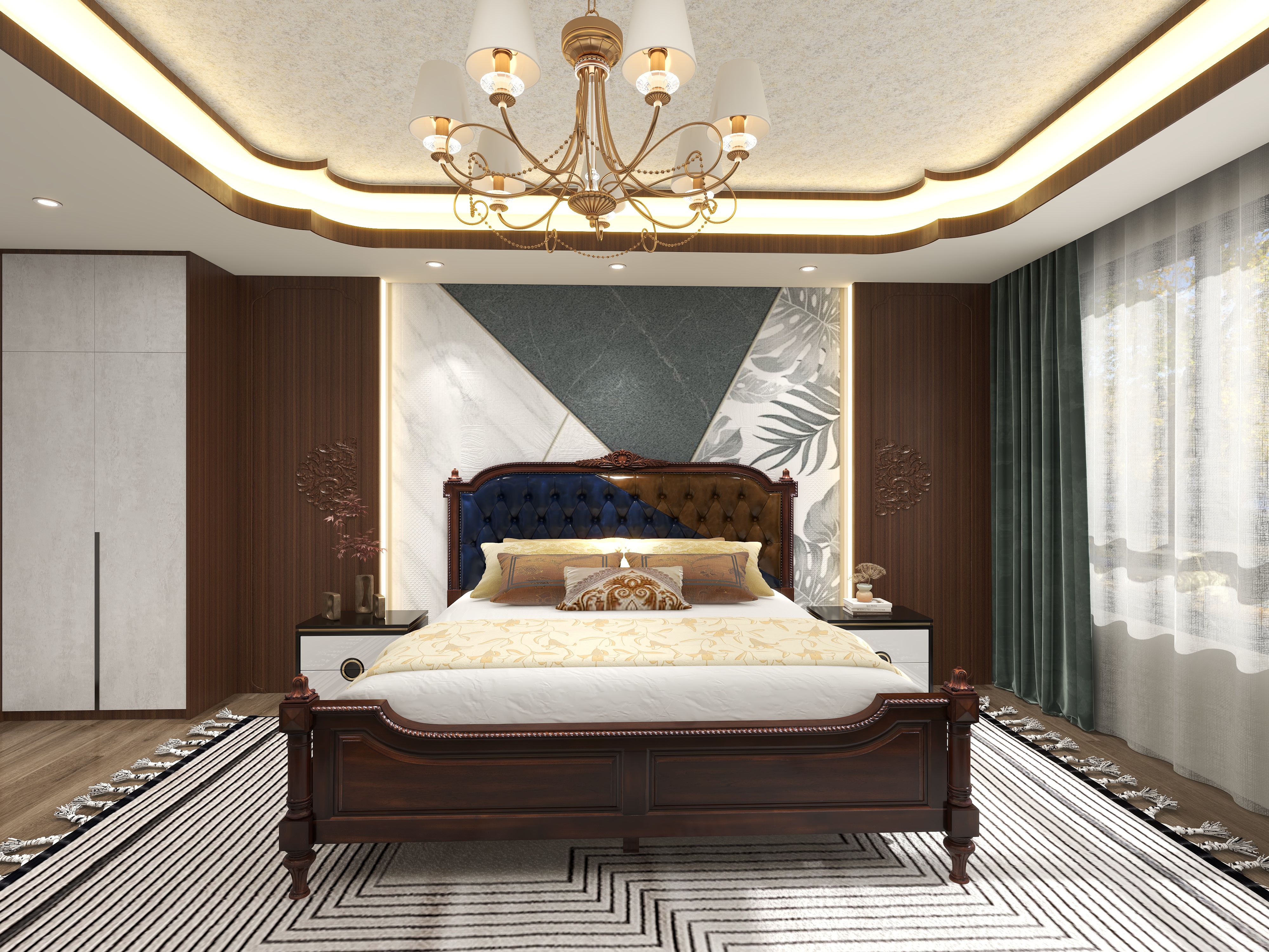 派大星12580-卧室混搭32㎡1室-装修设计方案