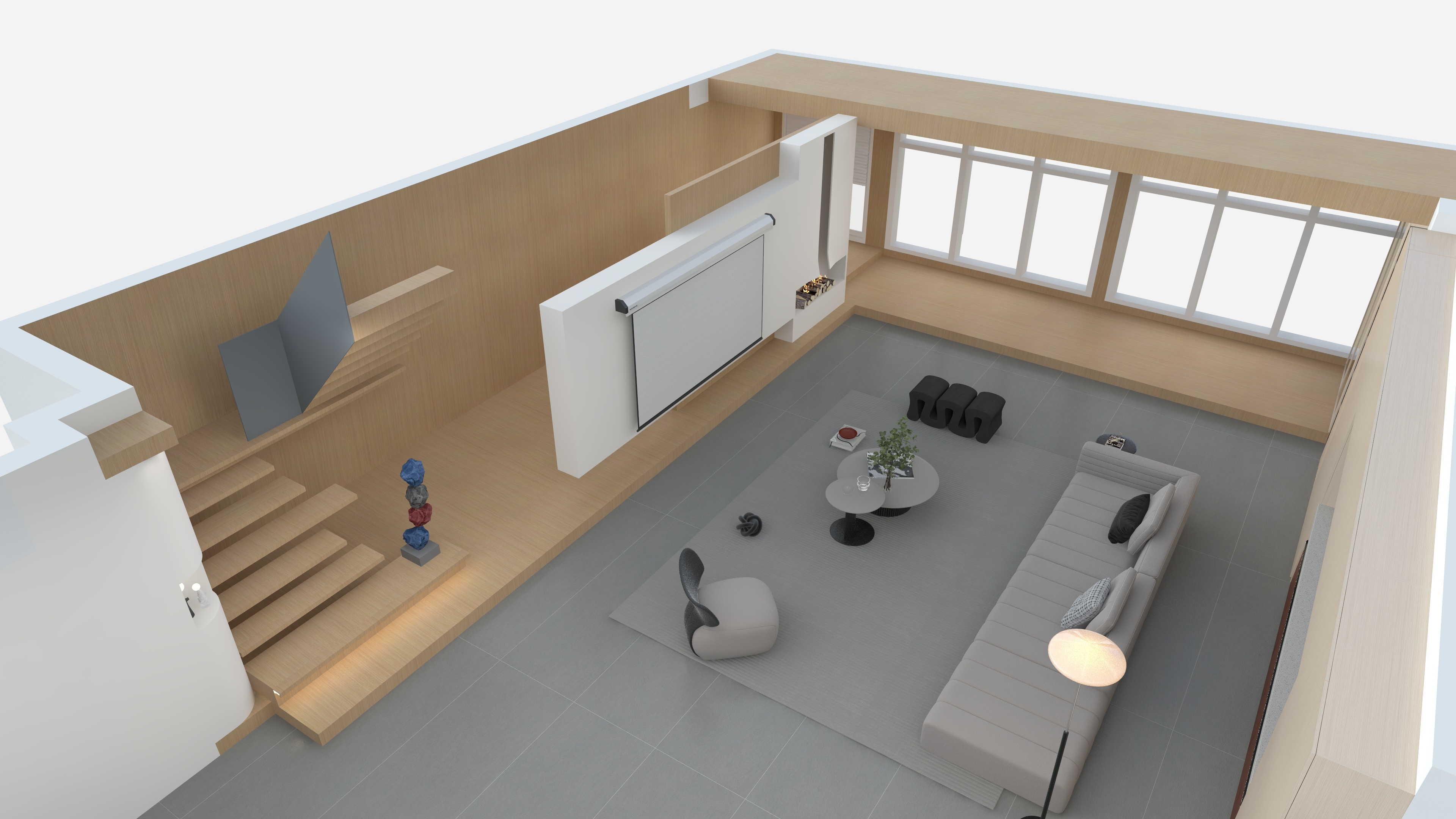 镇雄居里亚-余潘-高级实操考核户型-装修设计方案