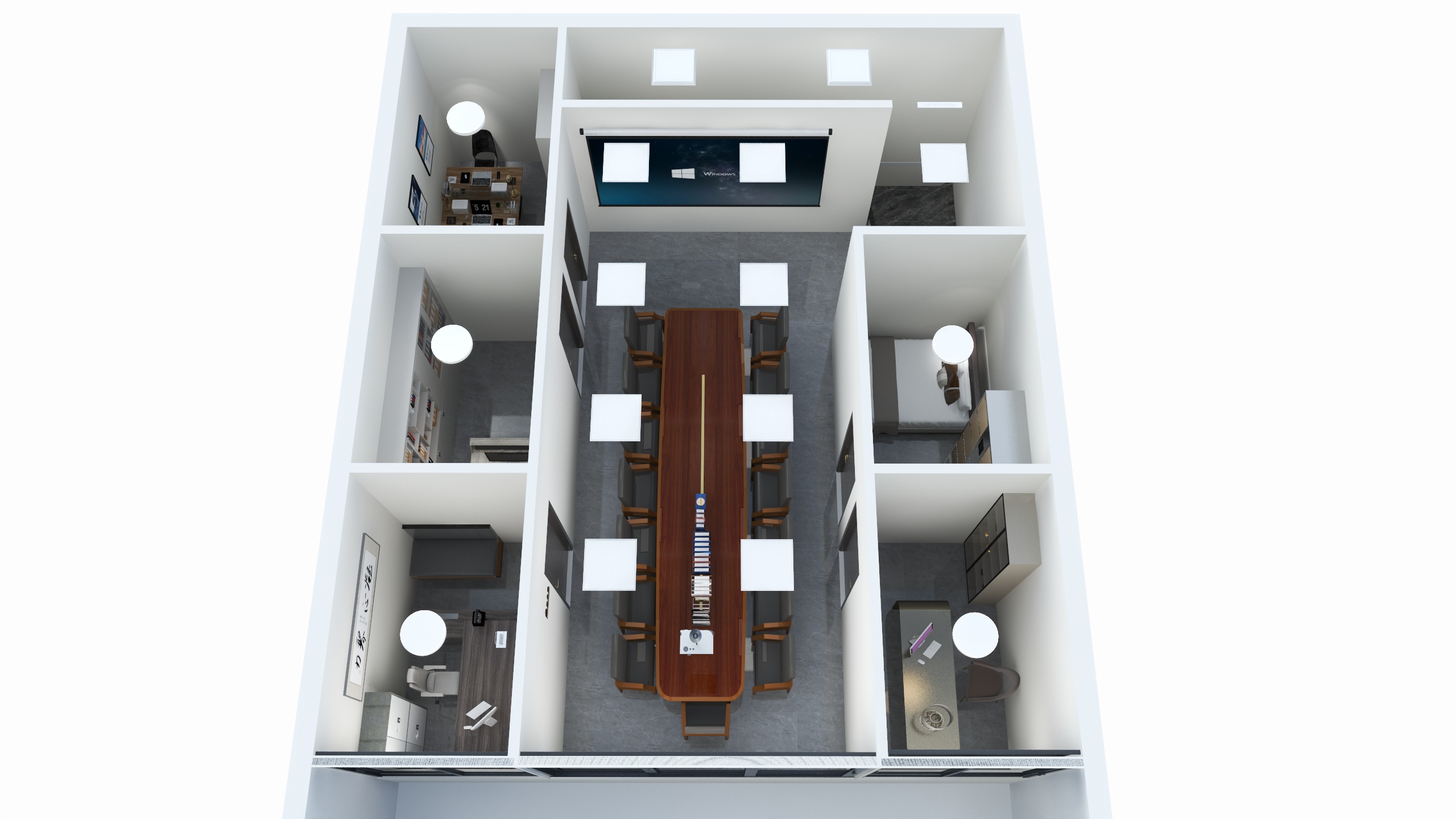 薇-筑梦空间-长安工装方案-装修设计方案