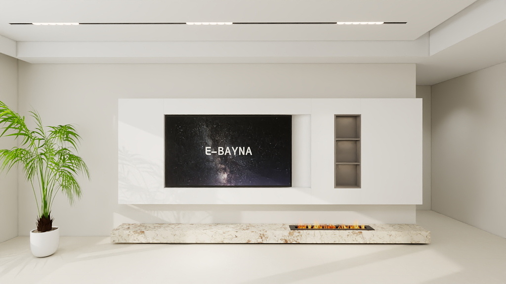 瀚雯视觉设计-玺悦湾15-1-702电视墙-副本-装修设计方案