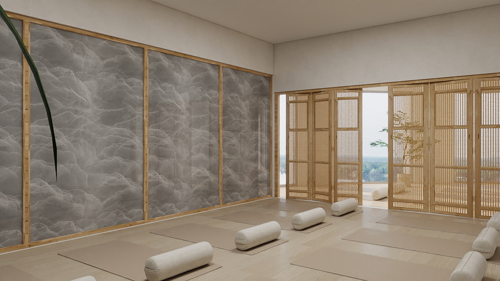 室内设计师阿倩-瑜伽馆-装修设计方案