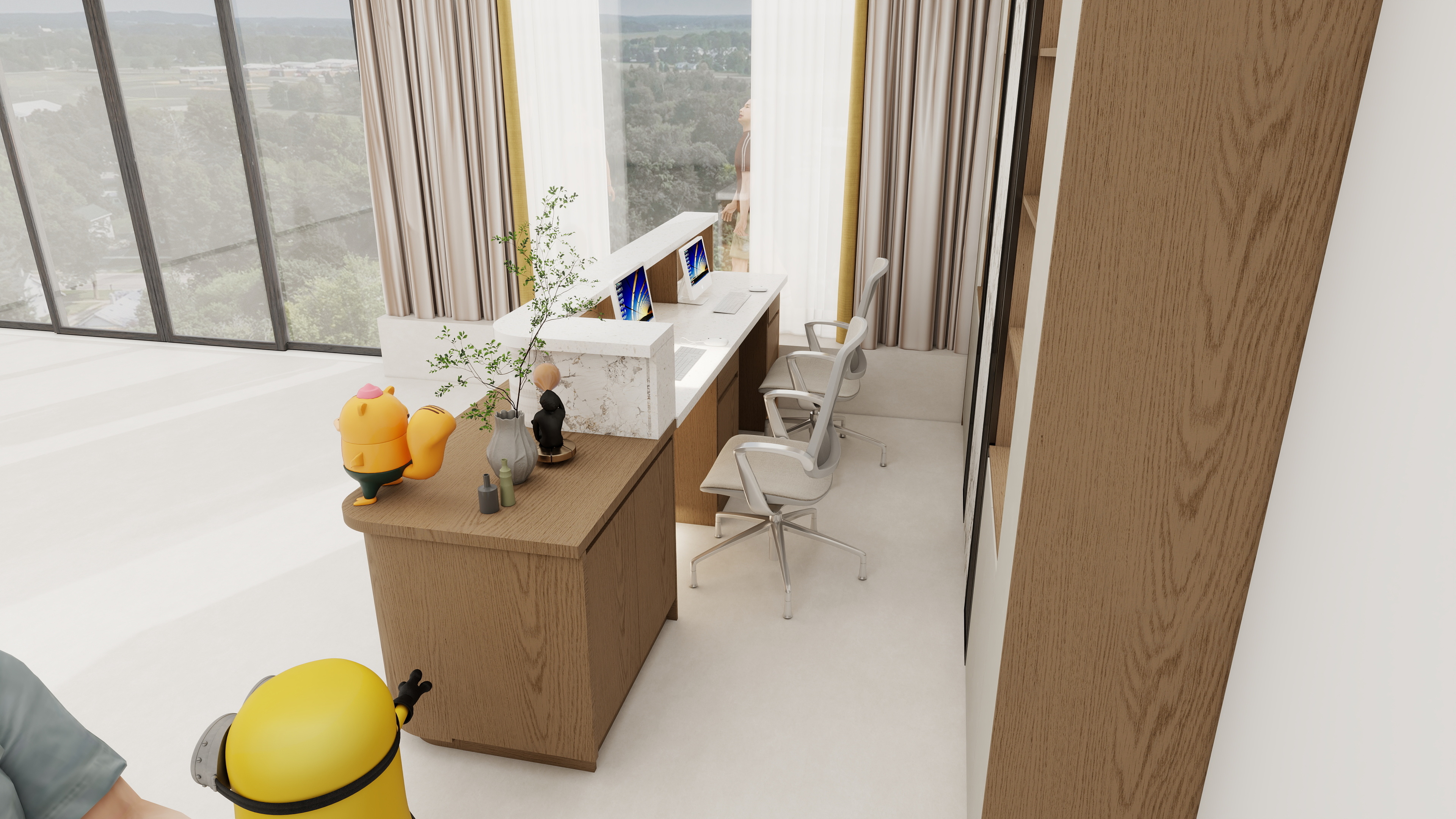 彭彪123-141㎡1室-装修设计方案