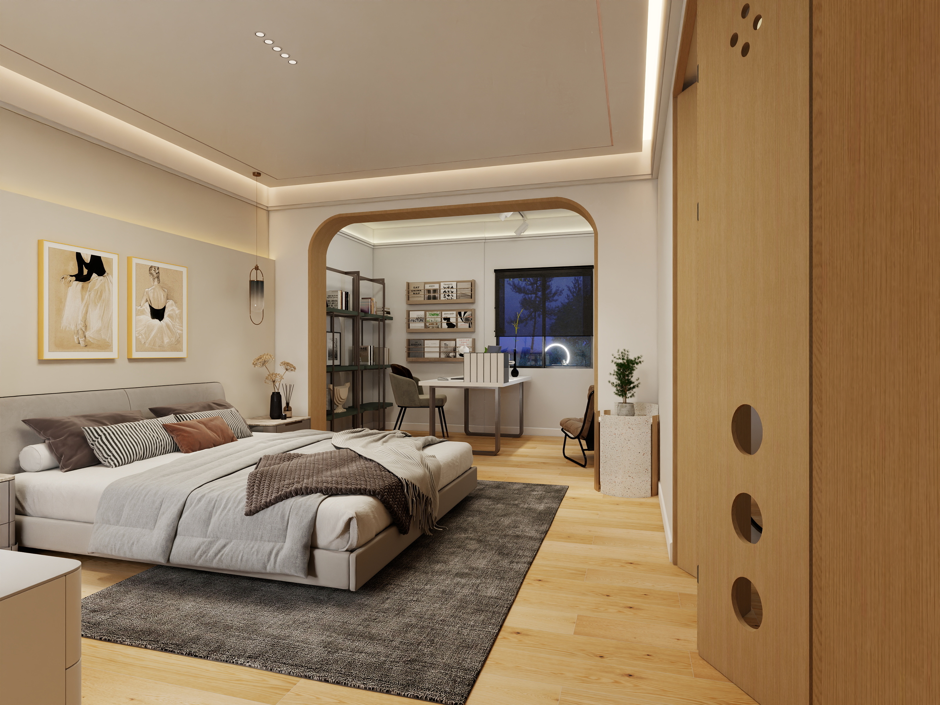 marcoJ-万山华府新中式179㎡3室装修效果图