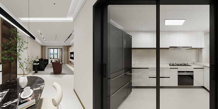 月舍高端设计工作室-意式简约-装修设计方案