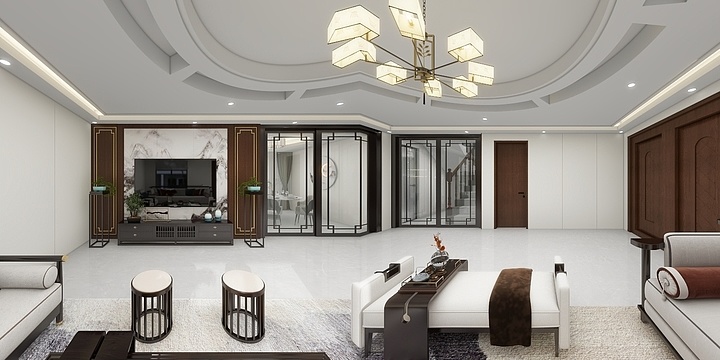 晓凤19154169036-双门别墅（中式）-装修设计方案