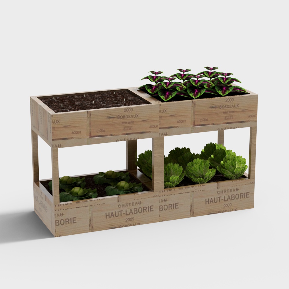 种植箱3D模型