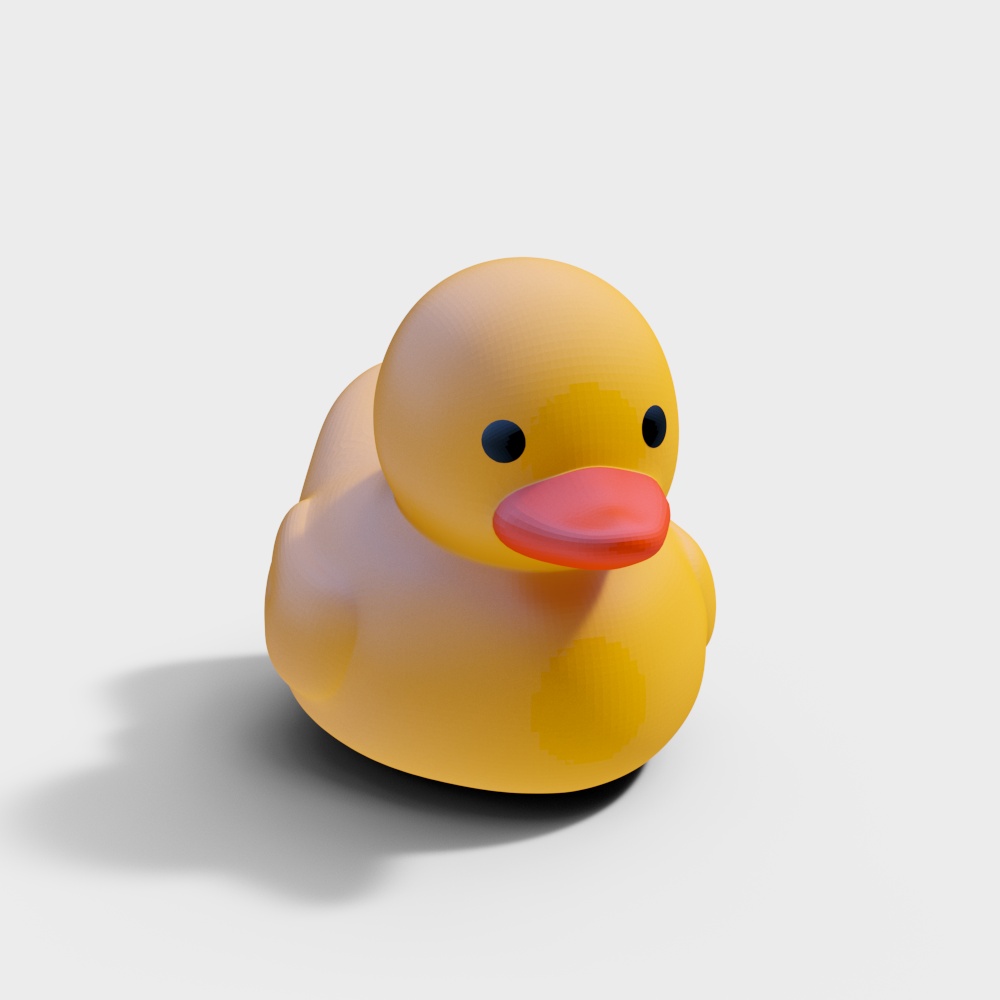 小黄鸭3D模型
