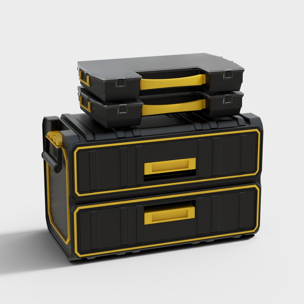 工具箱组合3D模型