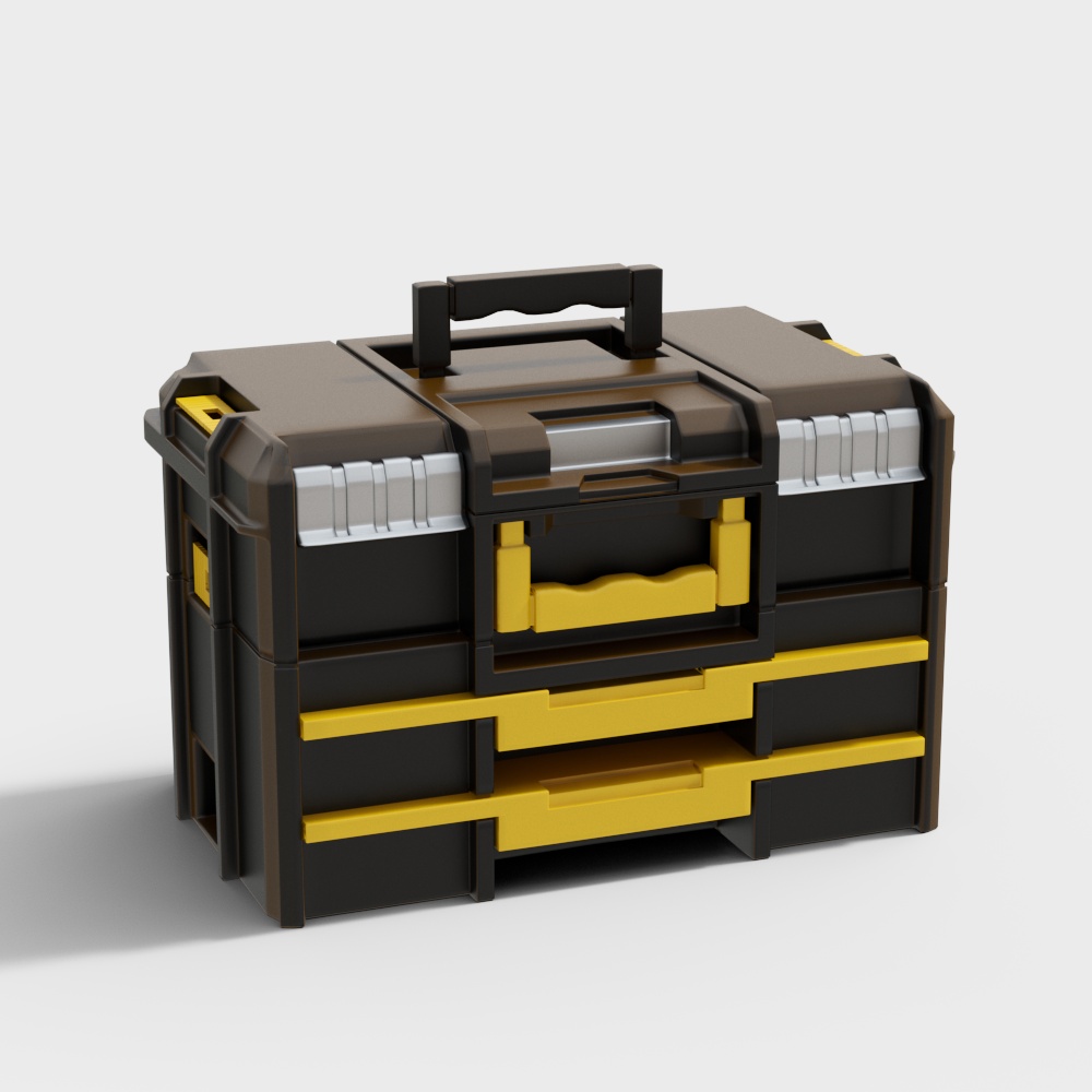 工具箱组合3D模型