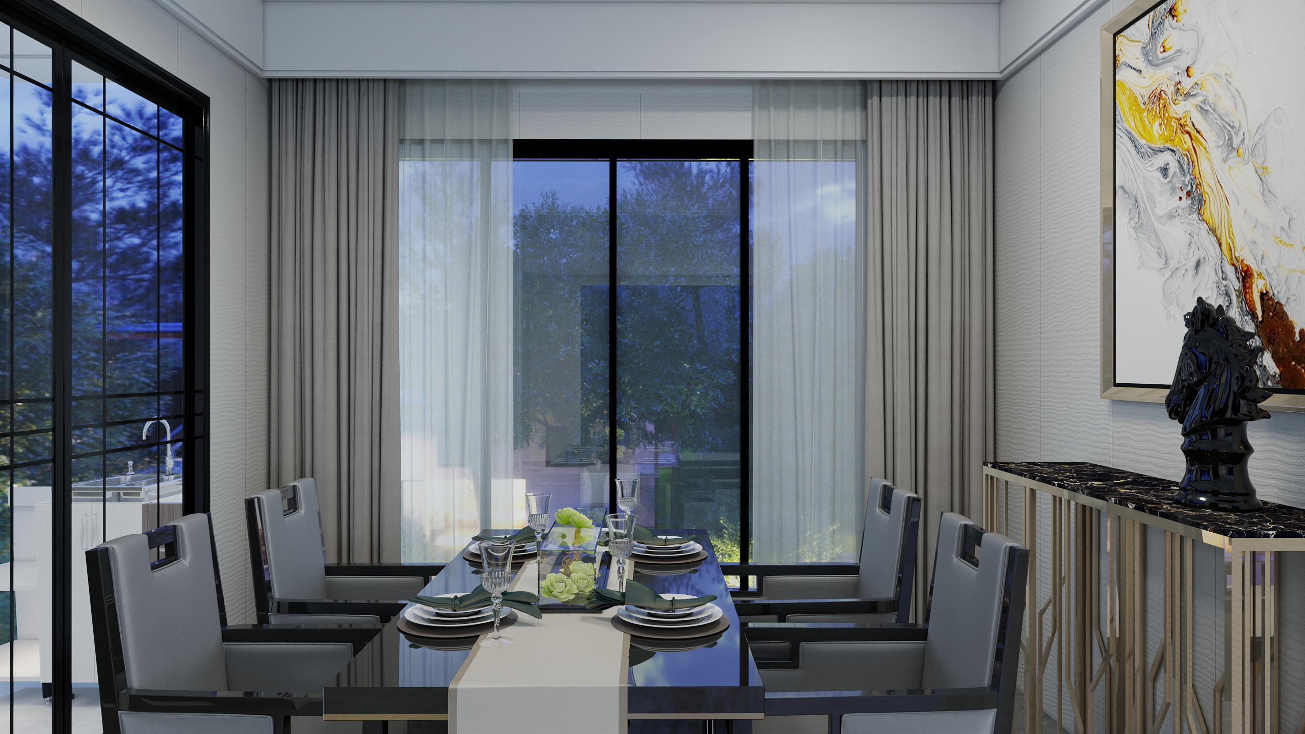 程钰洳-程钰洳摩登风格装修效果图