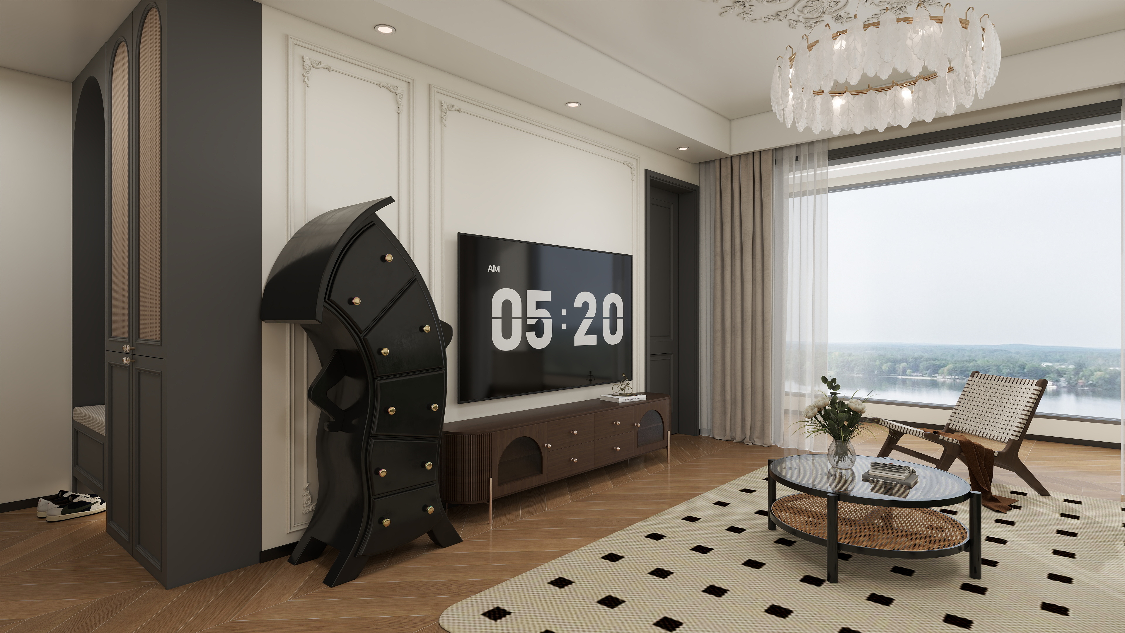 极光室内工作室-曙光壹号法式-装修设计方案