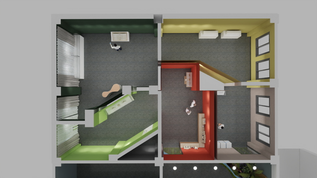 海之鱼2018-三楼史地活动室-装修设计方案