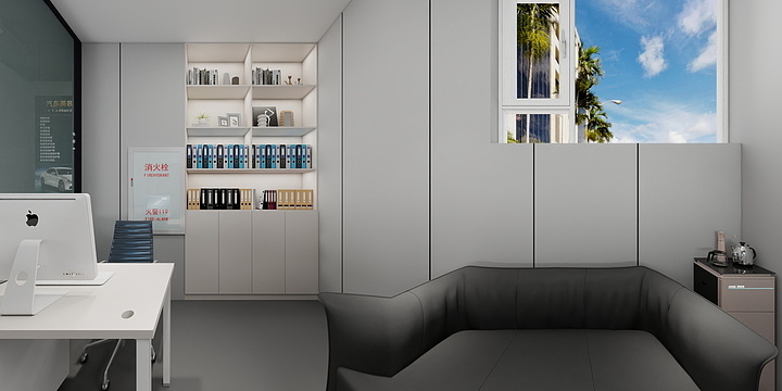 装修效果360全景-刷车店-装修设计方案