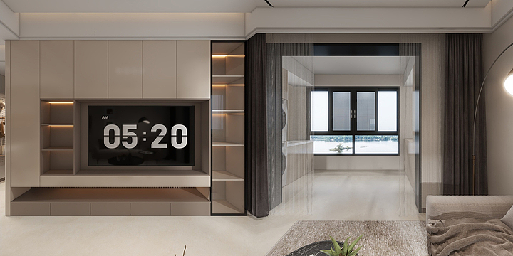 设计师小朱啊-佳兆业小区 50号1402室  柔光砖-装修设计方案