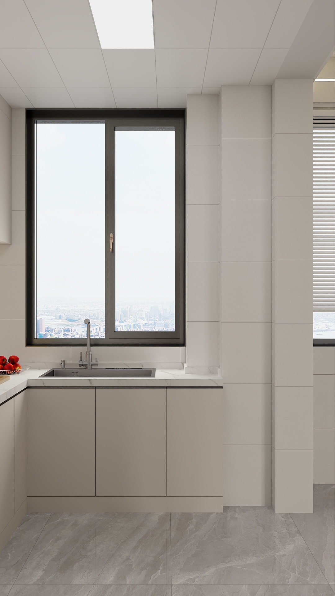 吴爽-142m²轻奢风格复试设计装修效果图