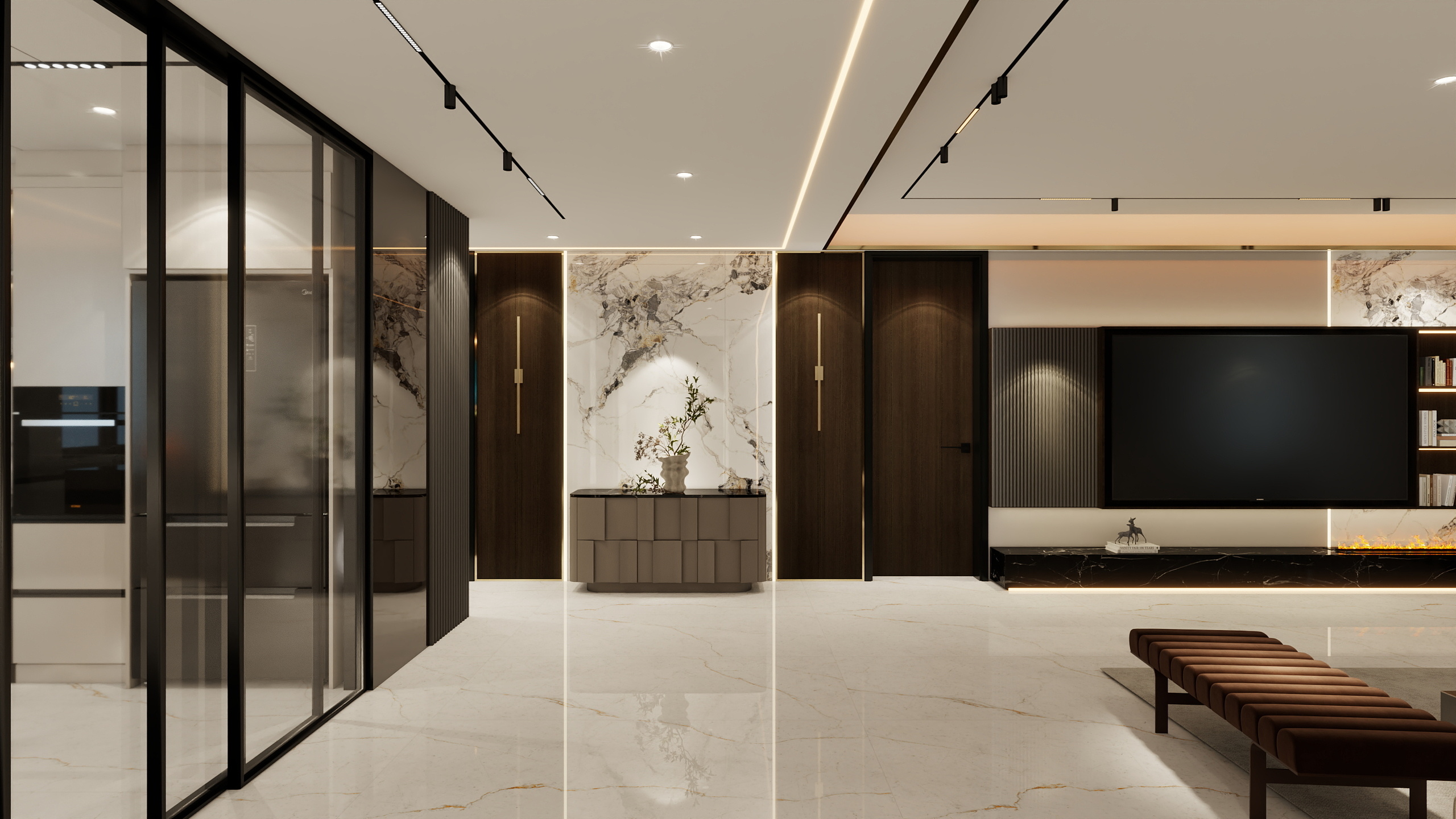 鲸鱼设计装饰-142㎡3室-装修设计方案