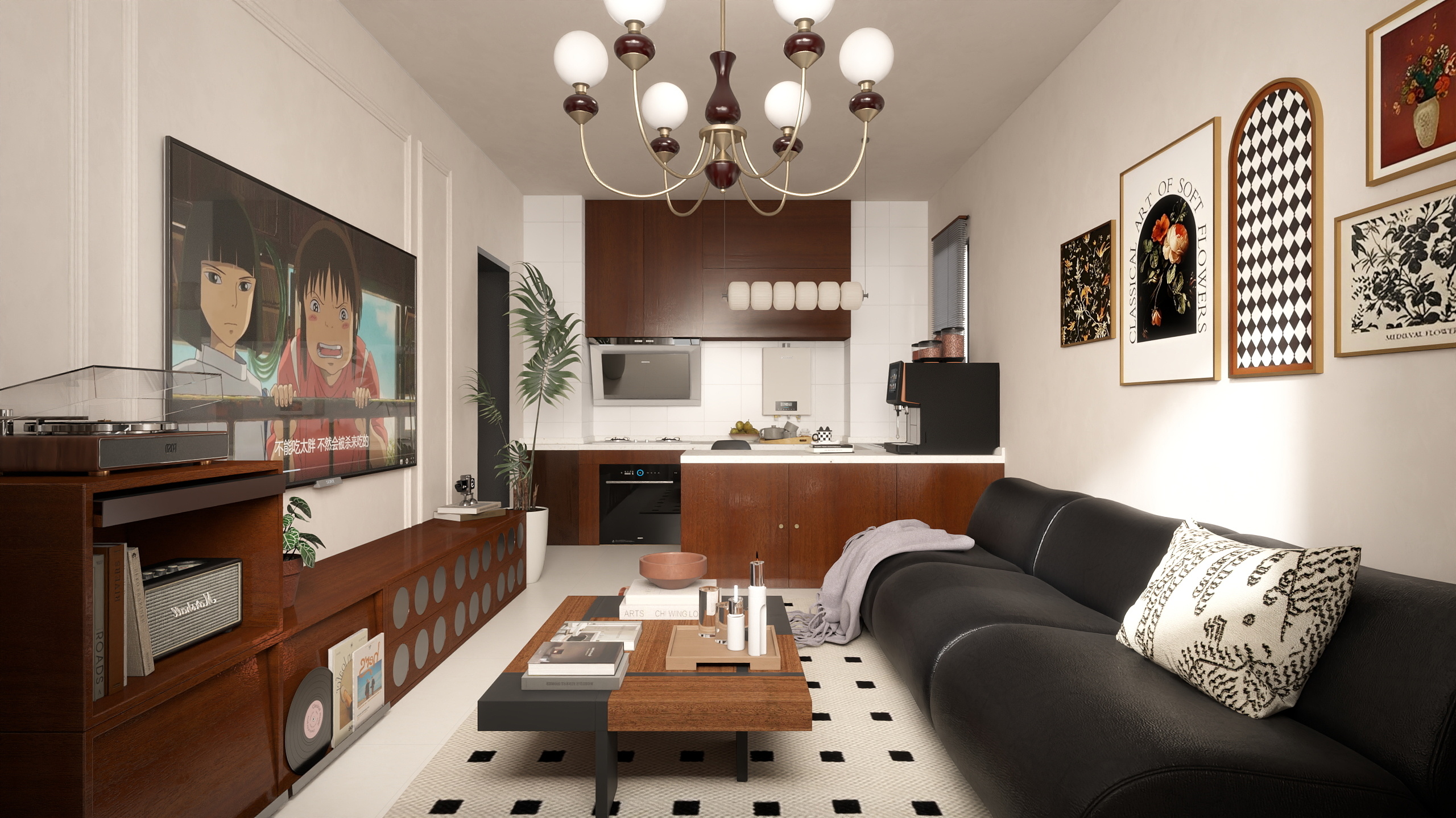 懿家装饰工作室-72㎡2室-装修设计方案