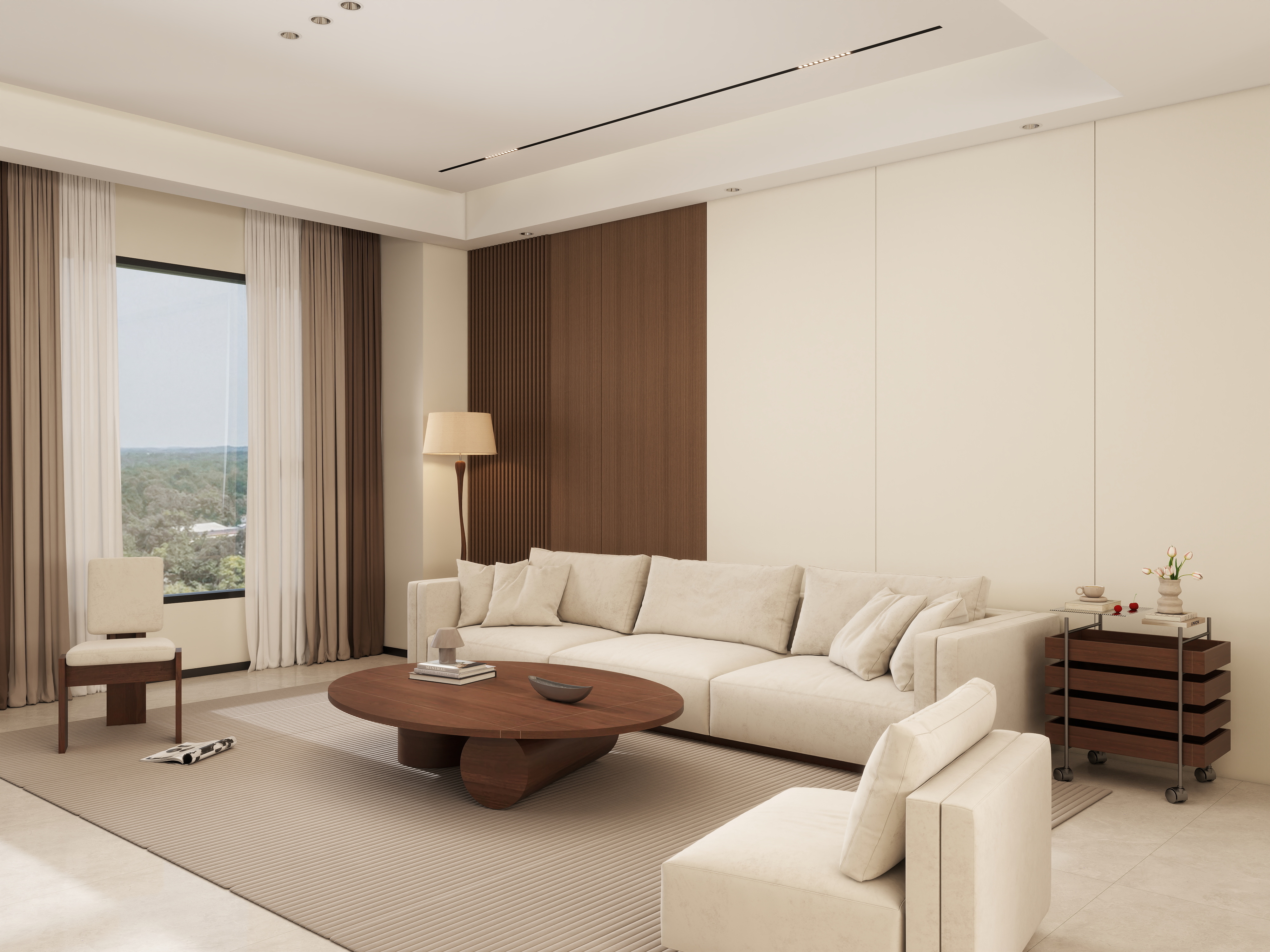 自定义木作空间-水口自建别墅-装修设计方案