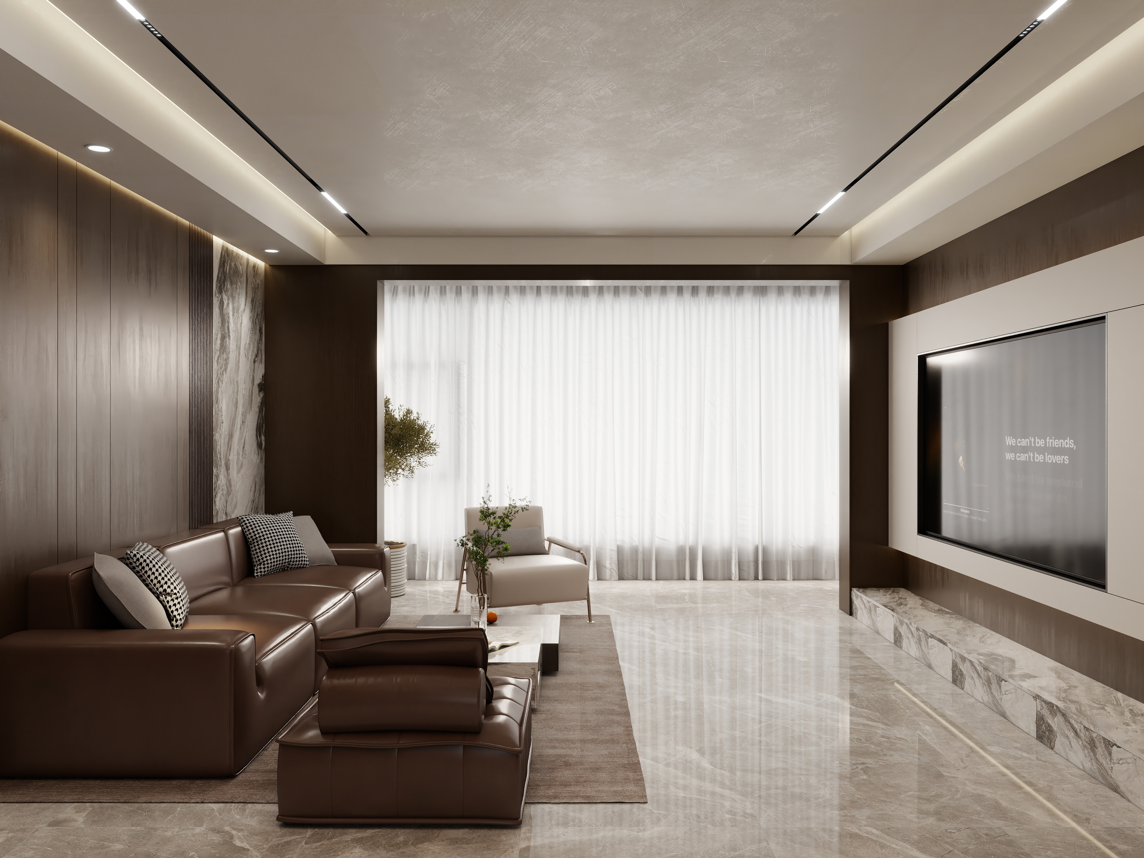 壹诺设计工作室-现代意式装修效果图