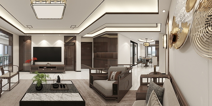 设计总监郭敬-瑞马君悦周娜作图客户-装修设计方案