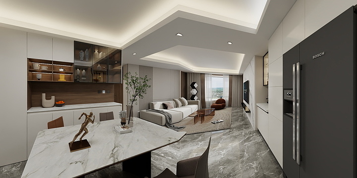 木色优品设计雯-万科翡翠东第-装修设计方案