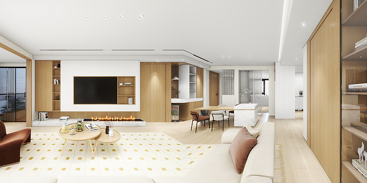 FWDesigner-润熙薹乔哥雅居一览效果展示-装修设计方案