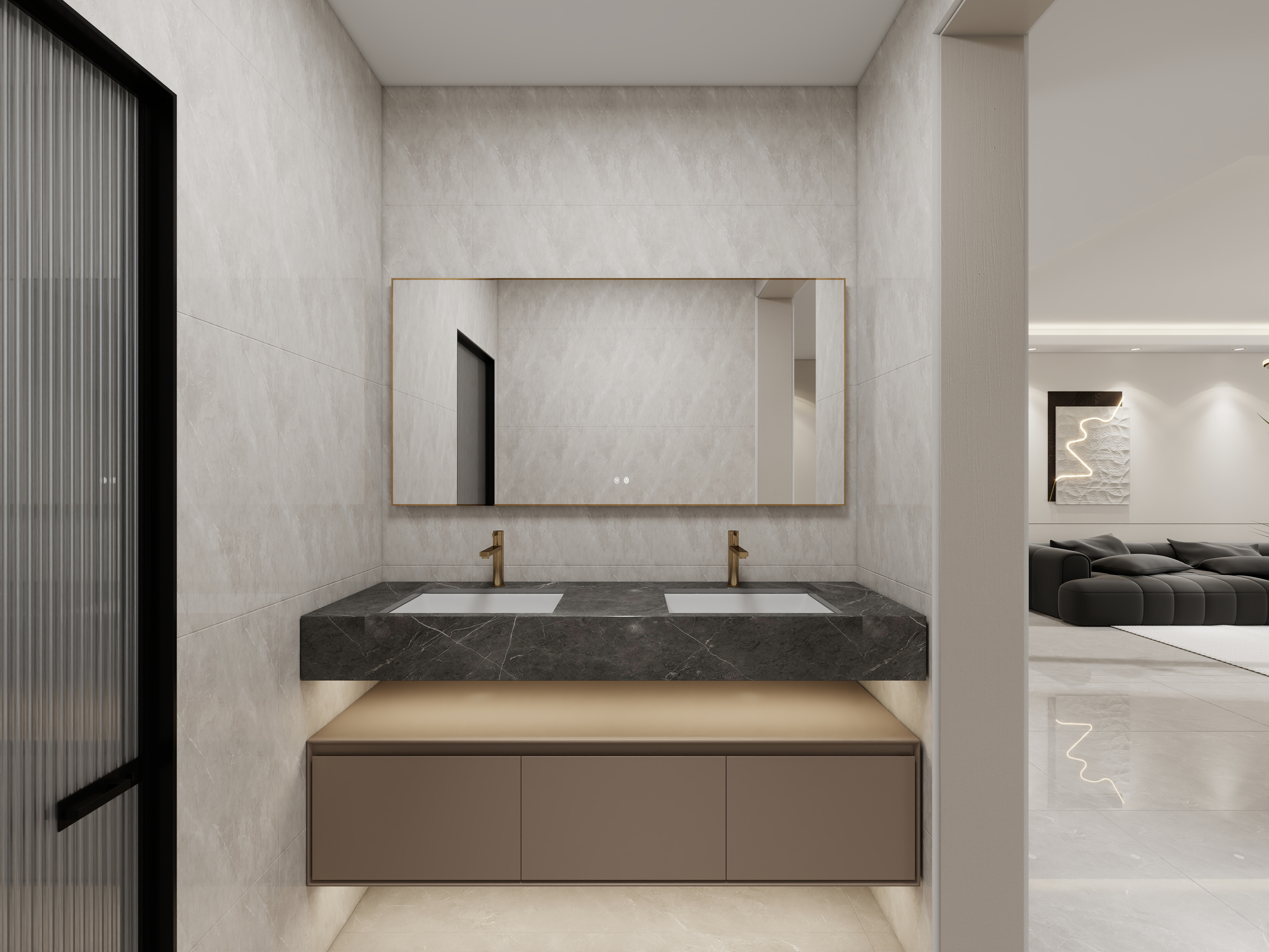 艺雅丽-135平现代简约 装修效果图