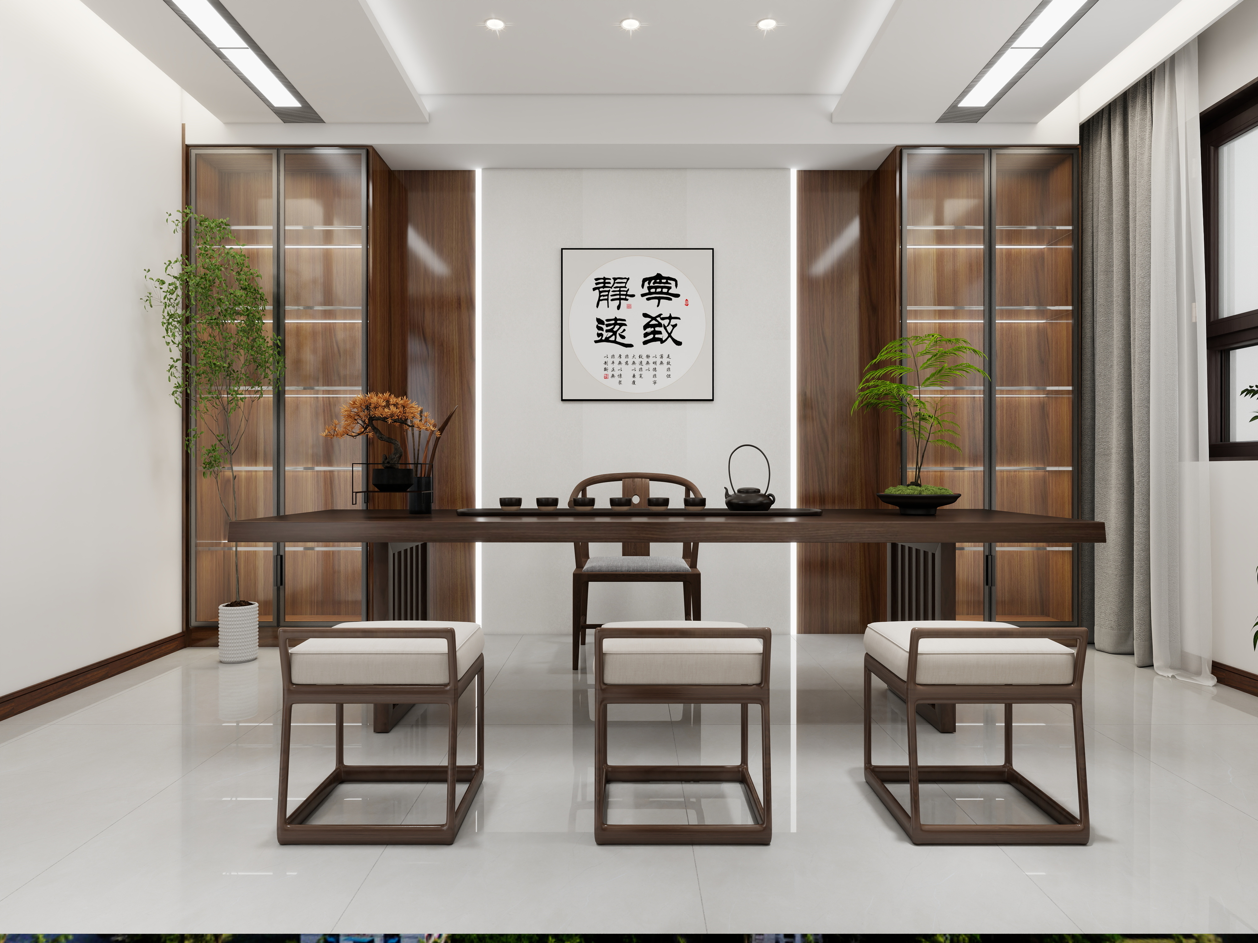 奔奔装饰设计-启东瑞景151㎡方案2装修效果图