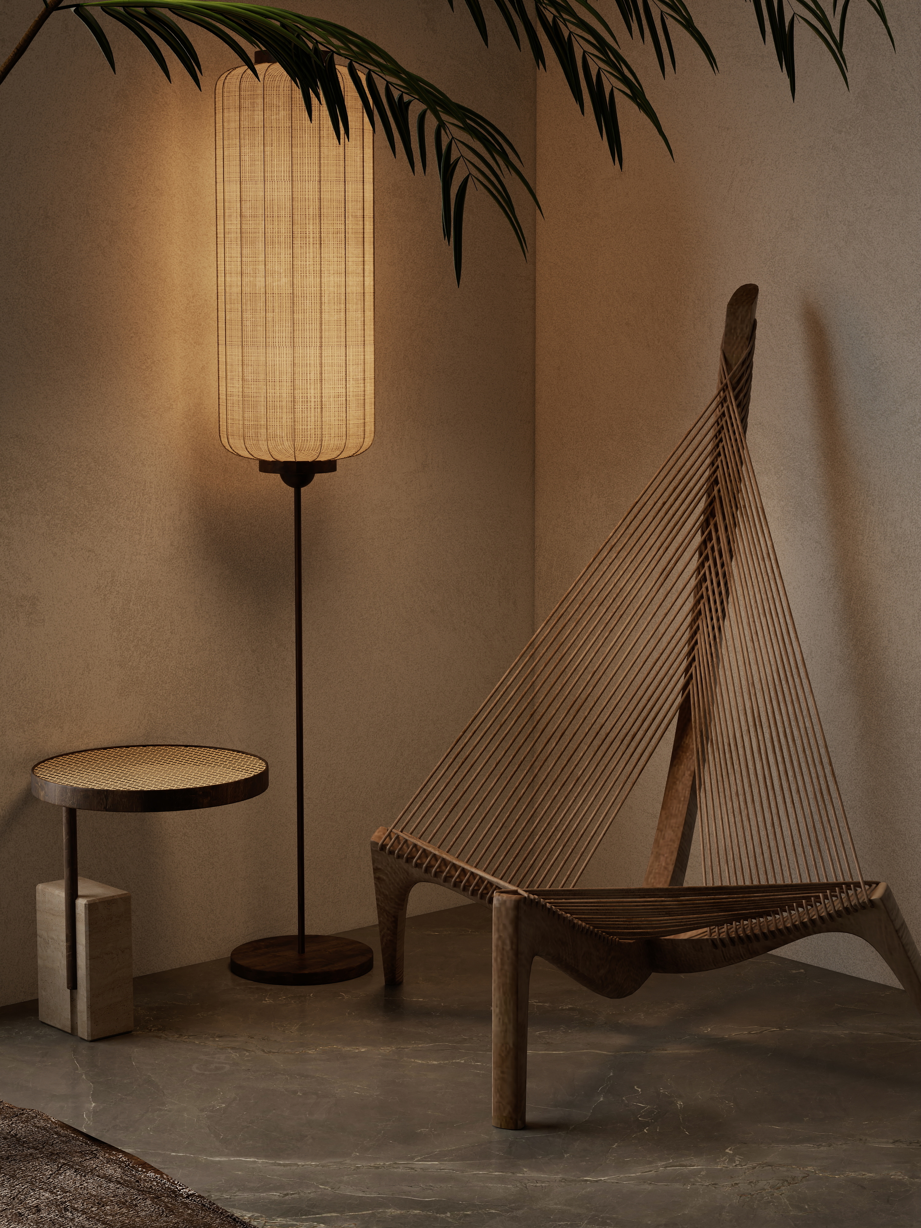 彭文廉-复古茶室-装修设计方案