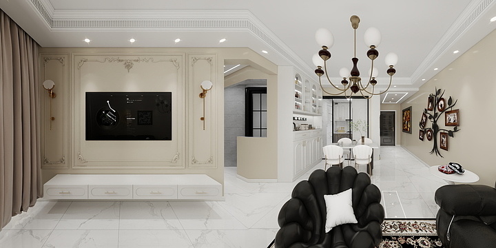 設計師_阿祖-北湖龍湾--113㎡-装修设计方案