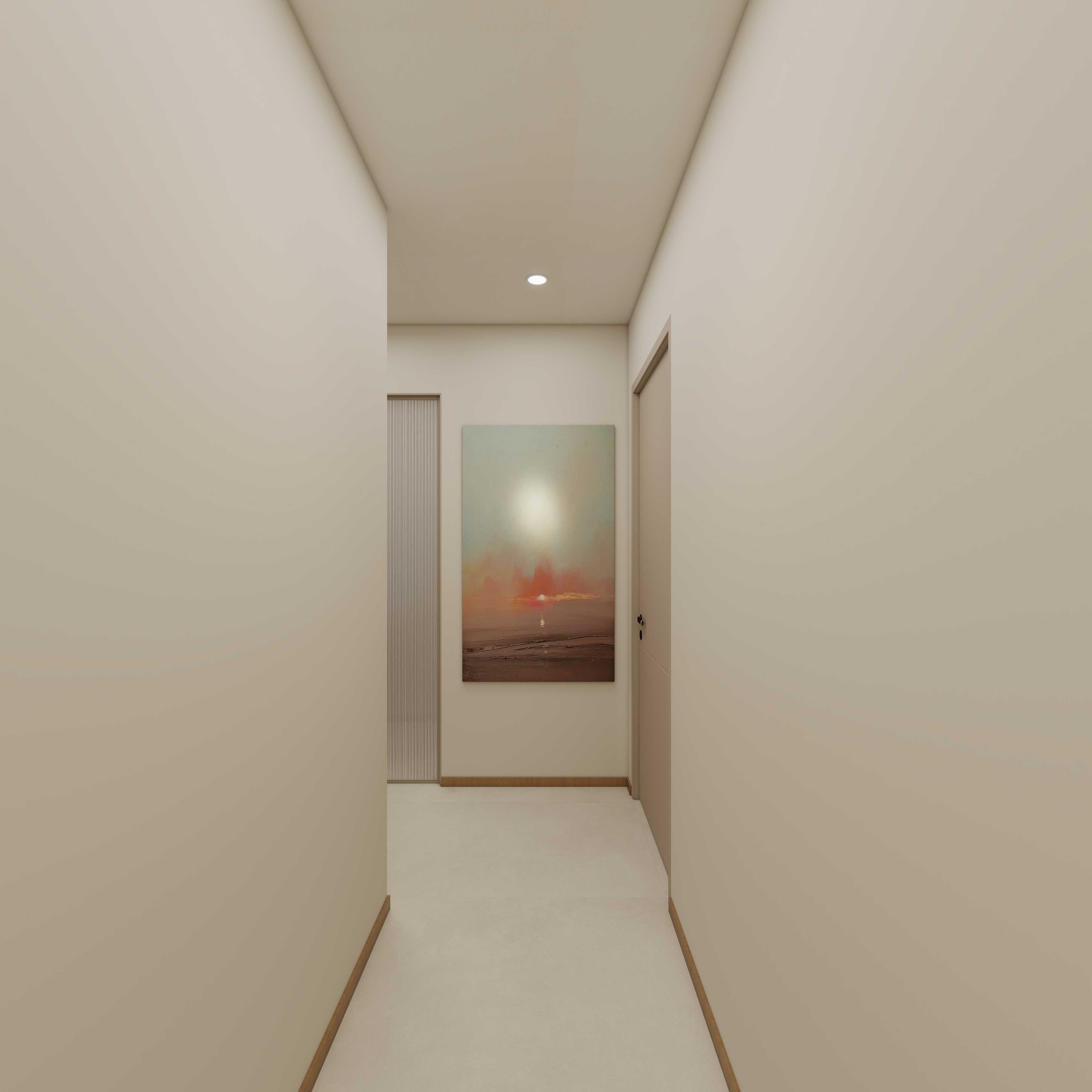 壹诺设计工作室-117㎡3室-原木风 一层客餐厅装修效果图第5张