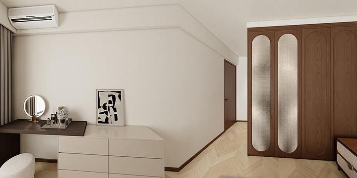 莫天宝-镇宁路现代中古风-装修设计方案