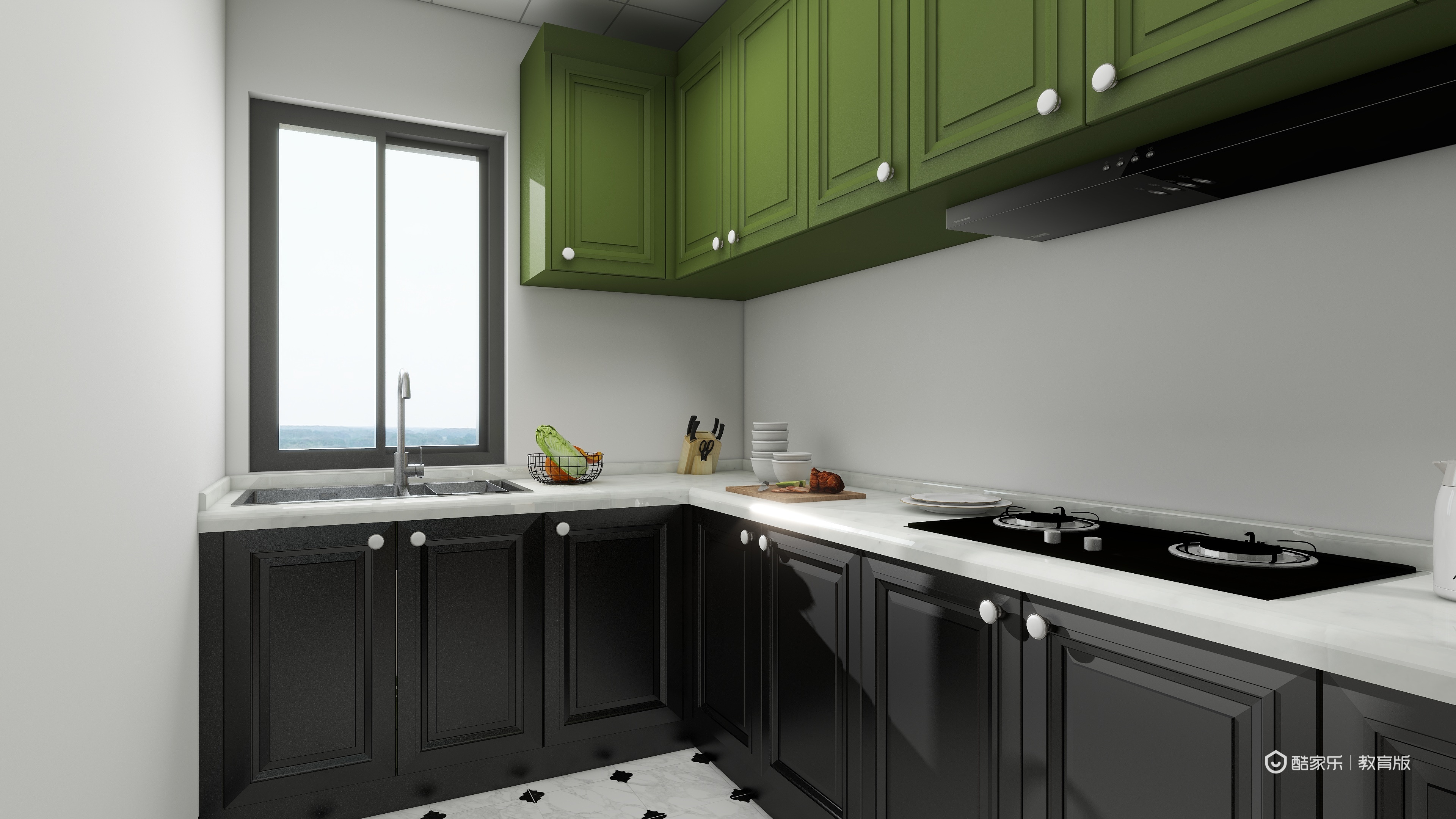 魏睿DfIs-南洋意境一层厨房装修效果图第1张