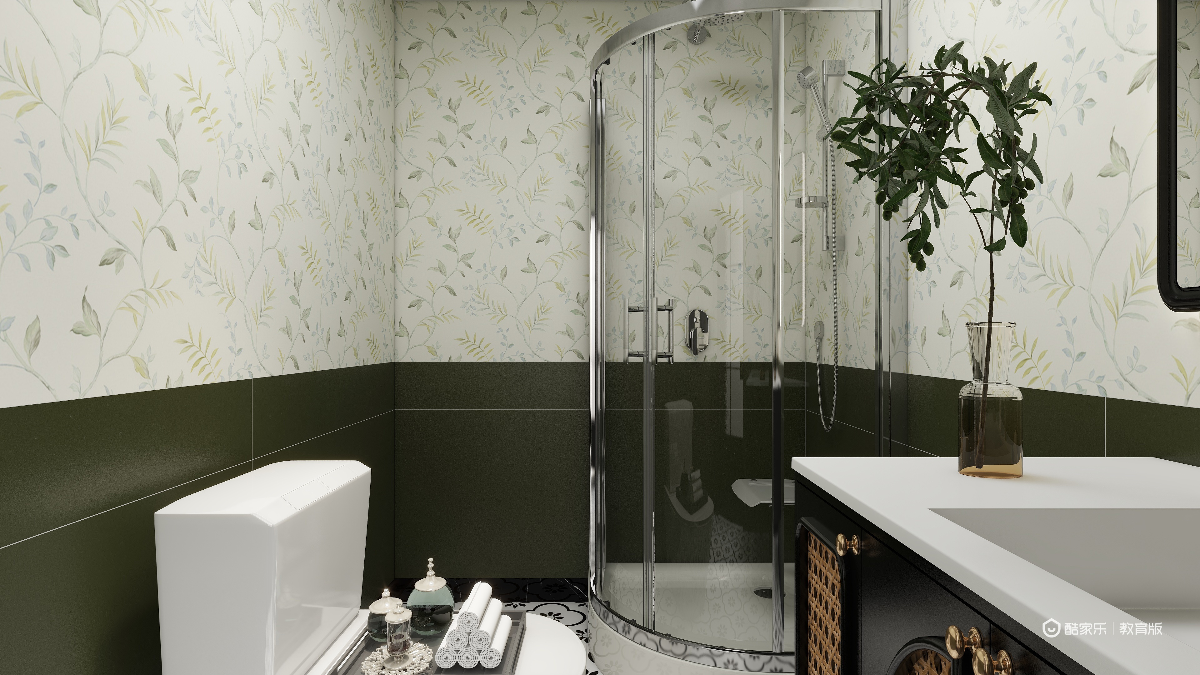 魏睿DfIs-南洋意境一层卫生间装修效果图第2张