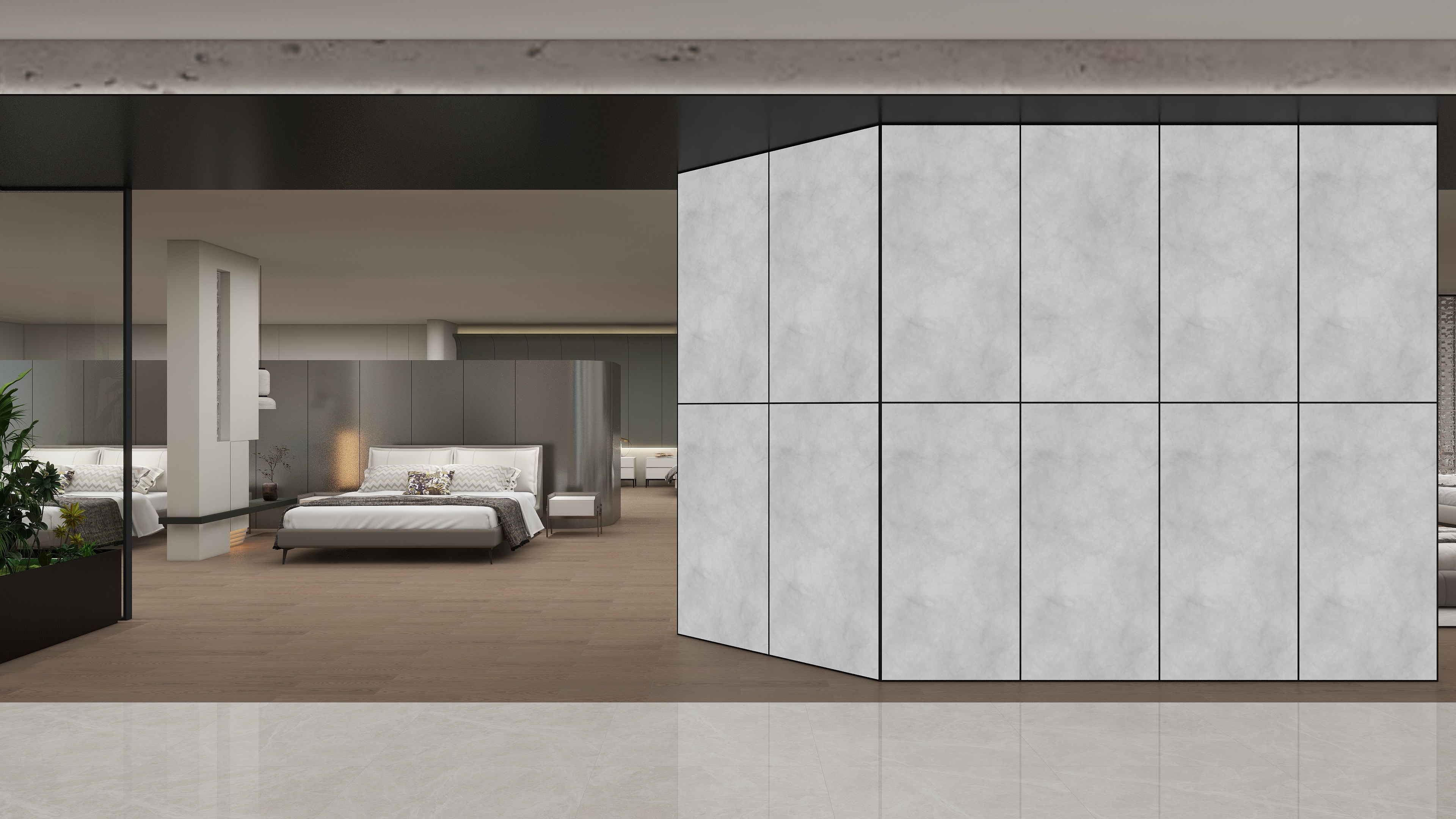 河南雅宝家俱-软床展厅-副本-装修设计方案