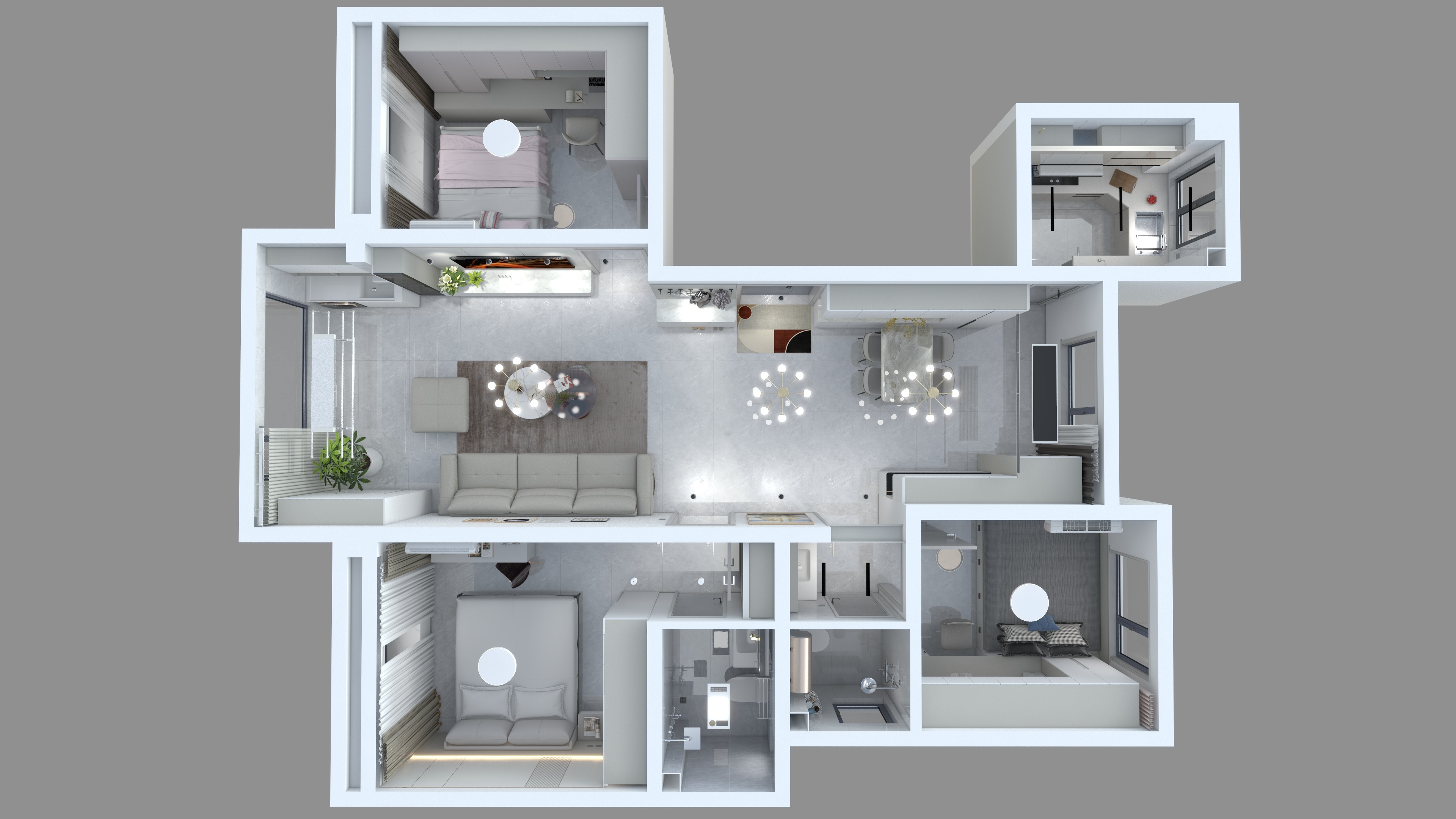 联城建筑装饰工程有限公司-中通御府21-2-401轻奢方案-副本-副本-装修设计方案