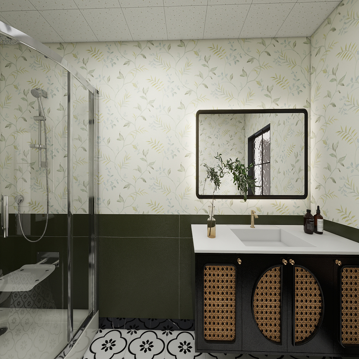 魏睿DfIs-南洋意境一层卫生间装修效果图第4张