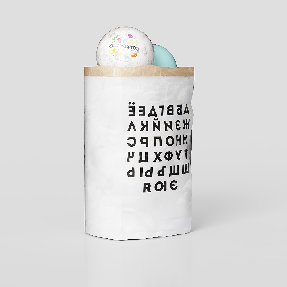 儿童玩具收纳3D模型